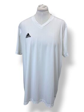 Adidas Mens Aeroready Activewear Tee Sports Breathable Lightweight White 2XL